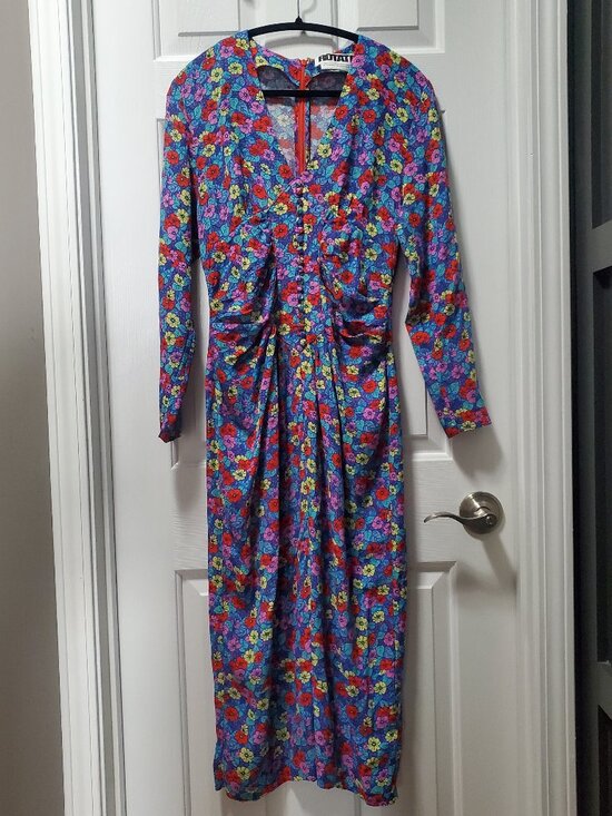 Rotate Birger Christensen Dresses & Skirts - Rotate Birger Christensen Heather Floral Midi Dress | 10